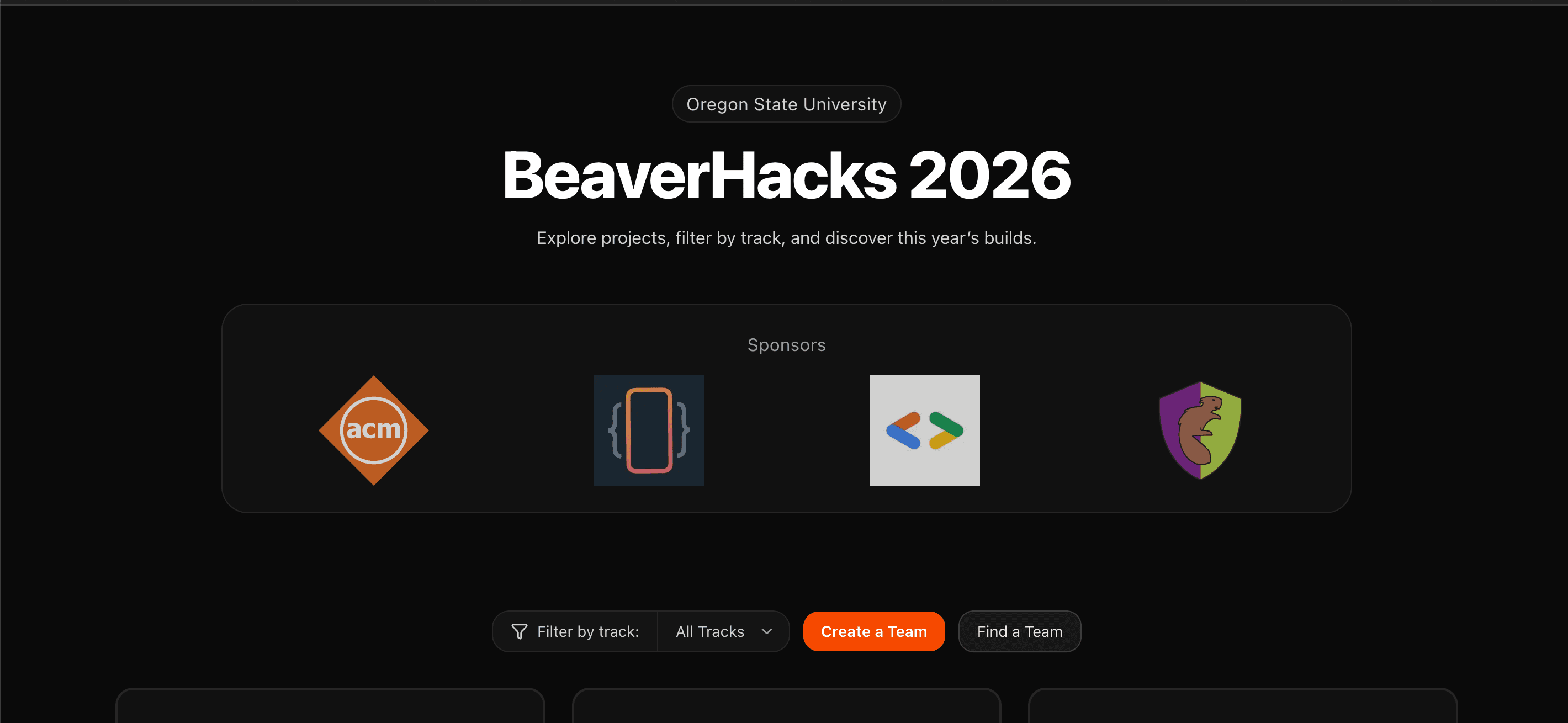 Beaverhacks Project Gallery